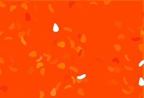 Light Orange vector backdrop with abstract shapes.