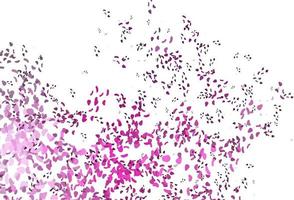 Light Pink vector background with abstract forms.