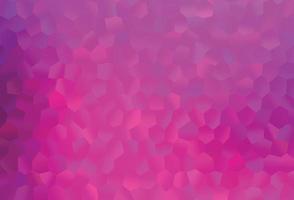 Light Pink vector template in hexagonal style.