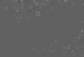 Light Silver, Gray vector pattern with spheres, squares.