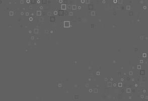 Light Silver, Gray vector pattern with spheres, squares.