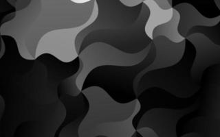 Dark Silver, Gray vector pattern with lava shapes.