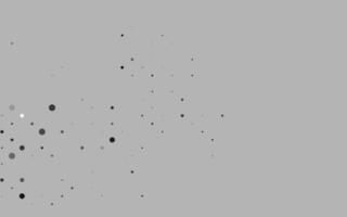 Light Silver, Gray vector pattern with spheres.