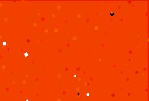 Light Orange vector pattern in polygonal style with circles.