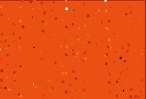 Light Orange vector pattern in polygonal style with circles.