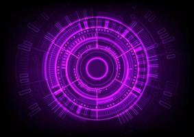 Abstract circuit technology background with digital data connection system and computer electronic design. Vector design.