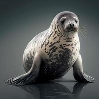 seal illustration AI Generated photo