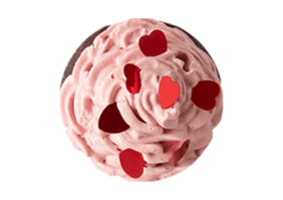 Rosa Cupcake isoliert auf ein transparent Hintergrund png