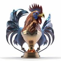 trophy illustration AI Generated photo