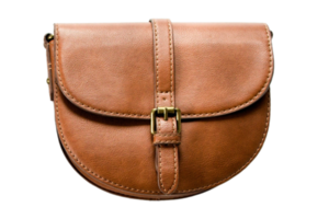 Brown bag isolated on a transparent png