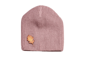 Pink snow hat isolated on a transparent background png