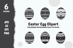 Easter Egg Bundle Clipart vector