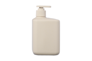 Beige bottle isolated on a transparent background png