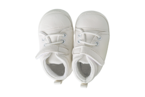 vit bebis skor isolerat på en transparent bakgrund png