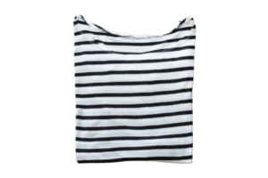 Black stripe blouse isolated on a transparent background png