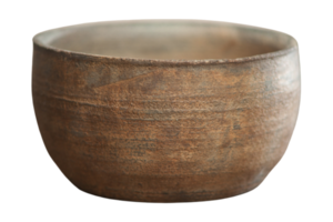 marron pot isolé sur une transparent Contexte png