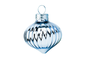 Blau Ornament isoliert auf ein transparent Hintergrund png