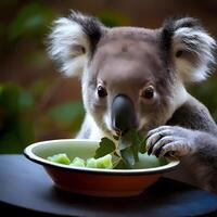 koala illustration AI Generated photo