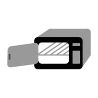 Microwave vector icon