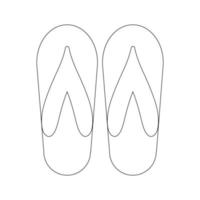 vector de logotipo de chanclas