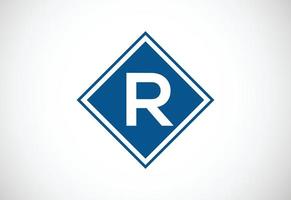 Initial letter R logo design template, Vector illustration