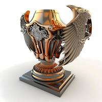 trophy illustration AI Generated photo