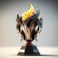 trophy illustration AI Generated photo