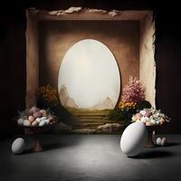 Pascua de Resurrección fondo de pantalla ilustración ai generado foto
