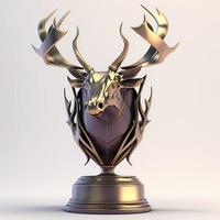 trophy illustration AI Generated photo