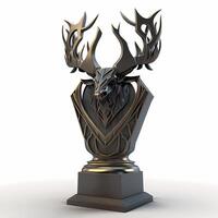 trophy illustration AI Generated photo