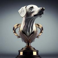 trophy illustration AI Generated photo