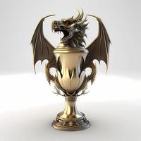 trophy illustration AI Generated photo