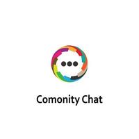 Chat comonity Forum logo designs concept vector, World Talk logo symbol designs, Discuss symbol vector