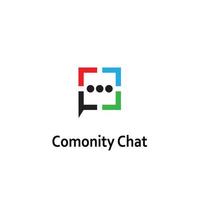 Chat comonity Forum logo designs concept vector, World Talk logo symbol designs, Discuss symbol vector