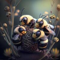 honey bee illustration photo