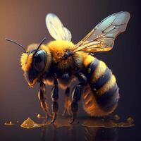 honey bee illustration photo