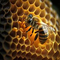 honey bee illustration photo