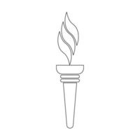 torch icon vector