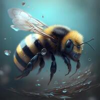 honey bee illustration photo