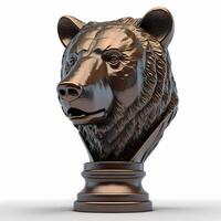 trophy illustration AI Generated photo