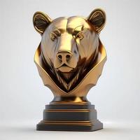 trophy illustration AI Generated photo