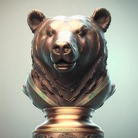 trophy illustration AI Generated photo