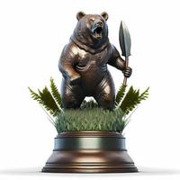 trophy illustration AI Generated photo