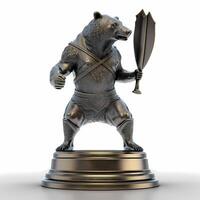 trophy illustration AI Generated photo