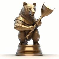 trophy illustration AI Generated photo