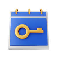 3d calendar event date day schedule icon illustration png