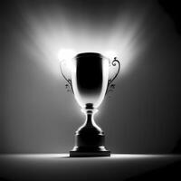 trophy illustration AI Generated photo