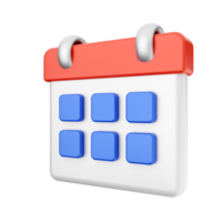 3d calendar event date day schedule icon illustration png