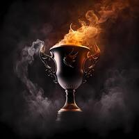 trophy illustration AI Generated photo