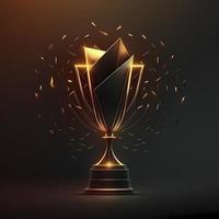 trophy illustration AI Generated photo